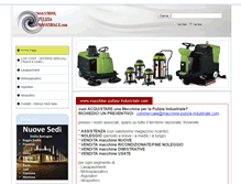 Tablet Screenshot of macchine-pulizia-industriale.com